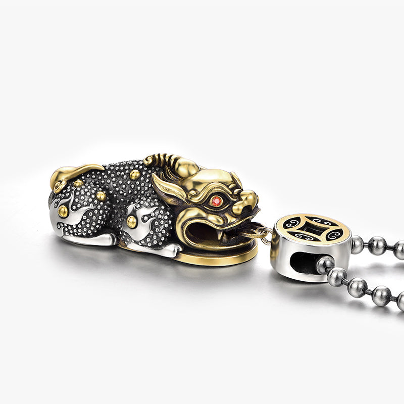 Sterling Silver Pixiu Pendants