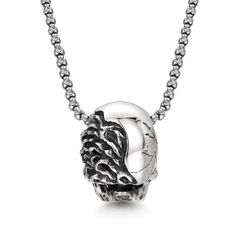 Sterling Silver Vintage Skull Necklace Pendants
