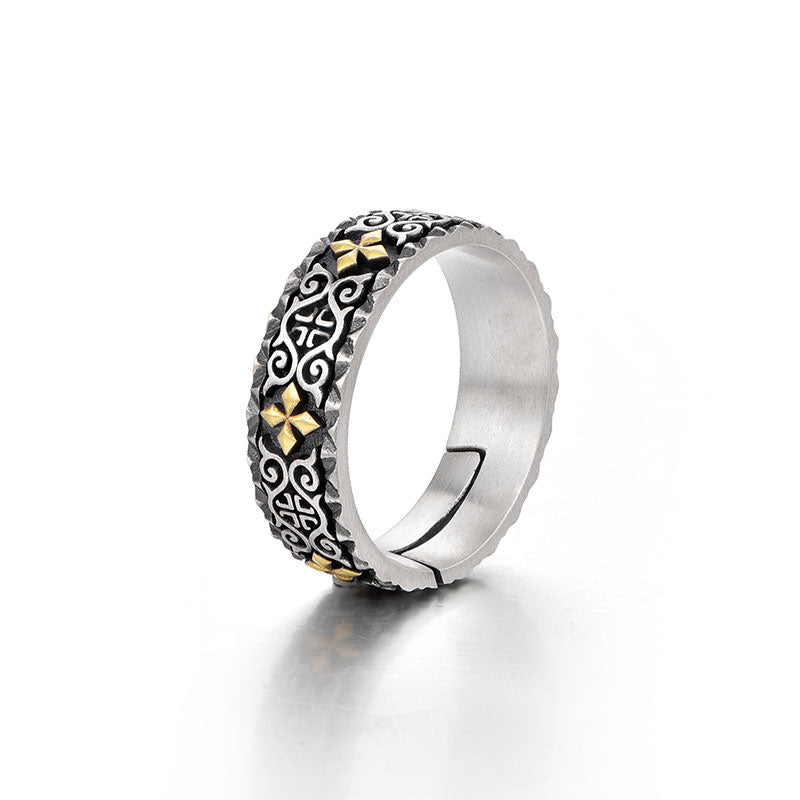 Cross Sterling Silver Rings