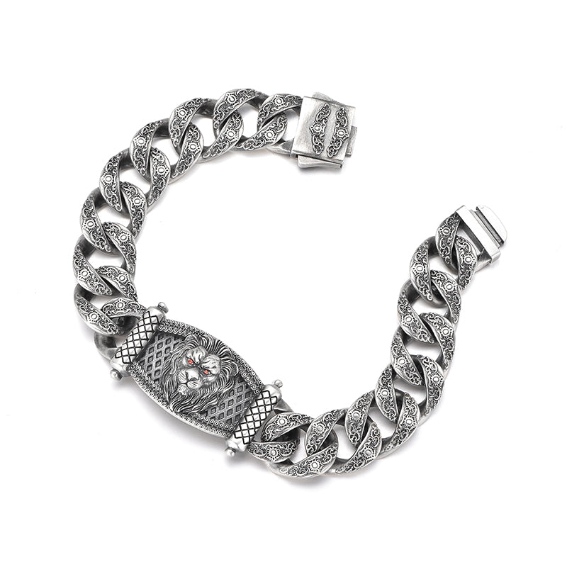 Lion Sterling Silver Bracelets
