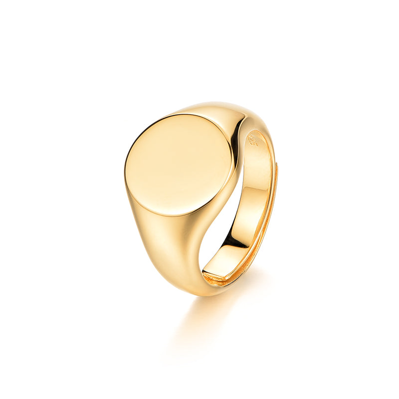 Sterling Silver Signet Men's Custom Rings