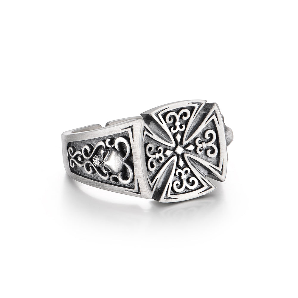 Cross Sterling Silver Vintage Rings