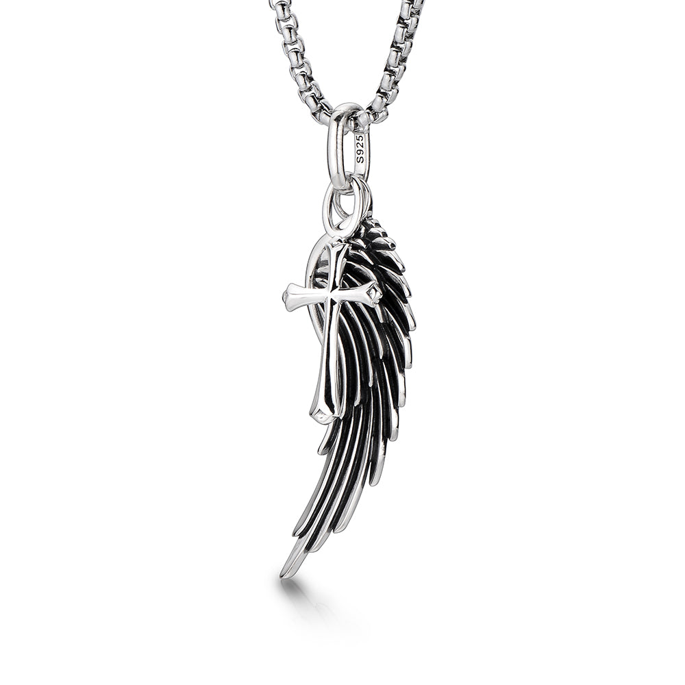 Sterling Silver Necklace Wings Cross High Street Pendants