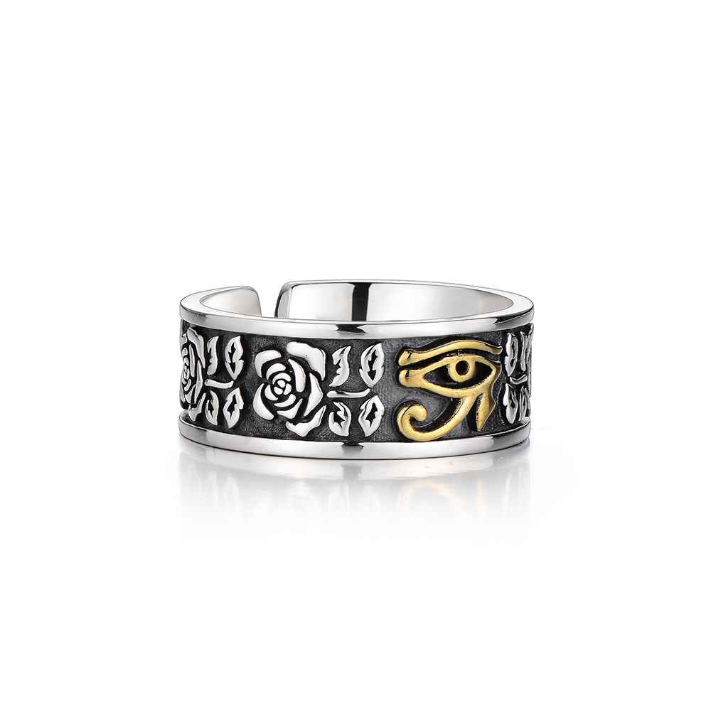 Original Design Horus Eye Of God Sterling Silver Rings
