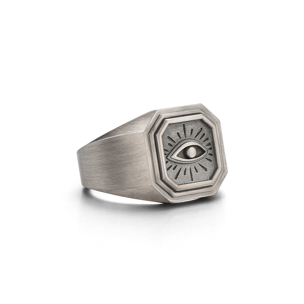Original Design Eye Of Devil Retro High Street Sterling Silver Rings