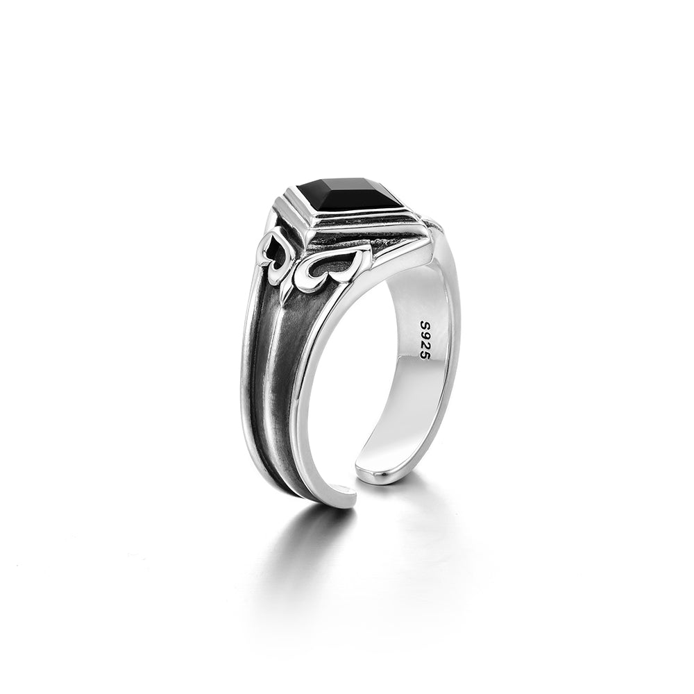 Sterling Silver Onyx Rings
