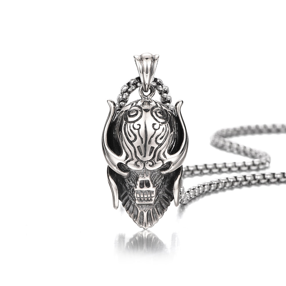 Skull Vintage Sterling Silver Pendants