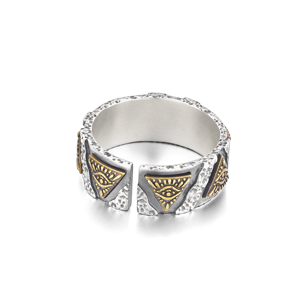 Eye Of God Sterling Silver Rings