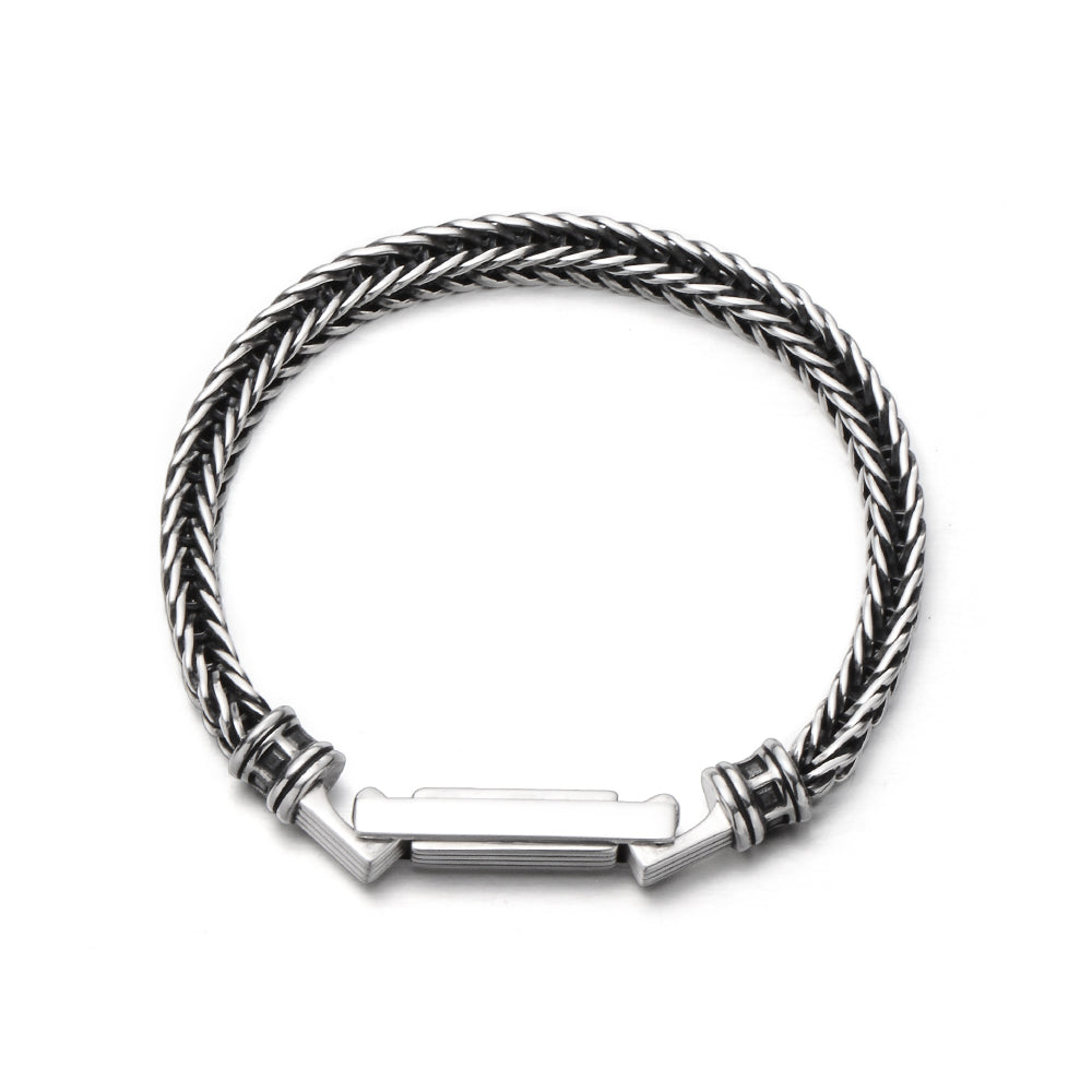 IDEAGEMER Vintage Sterling Silver Bracelets