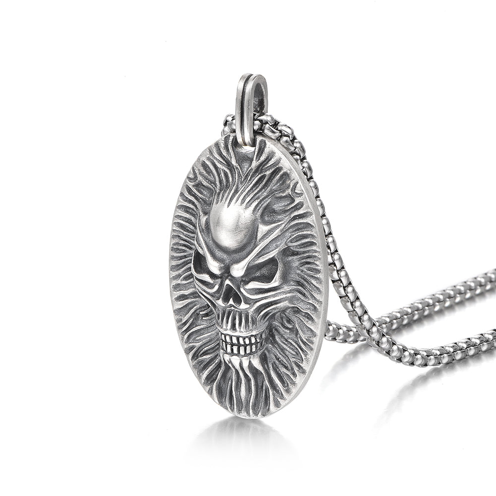 Skull Sterling Silver Necklace Pendants