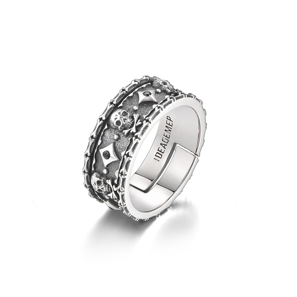 Designer Skull Sterling Silver Rings