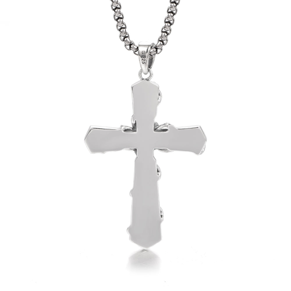 Thorn Rose Cross Pendants