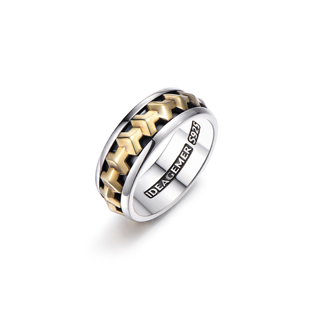 Original Design Sterling Silver Armor Rings