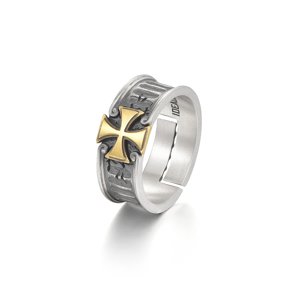 Cross Sterling Silver Rings