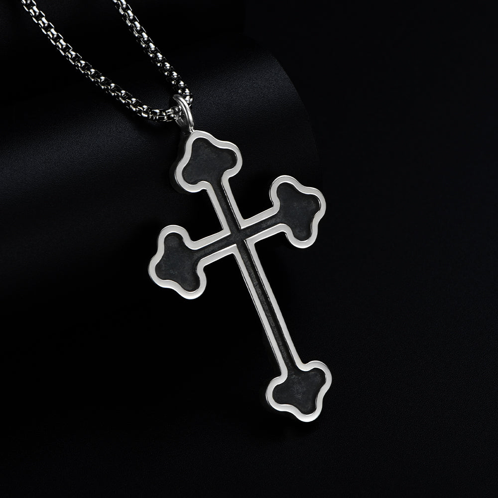 Sterling Silver Cross Necklace Simple Pendants