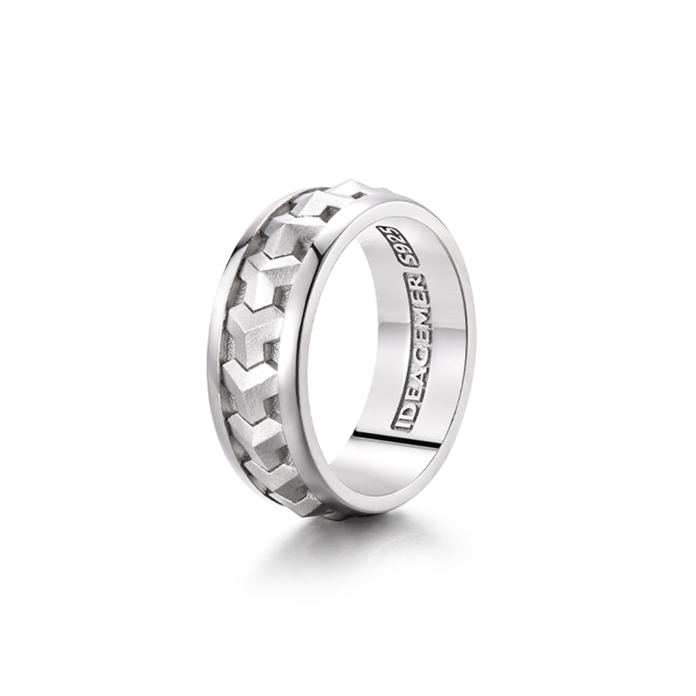 Sterling Silver Armor Rings-Customized