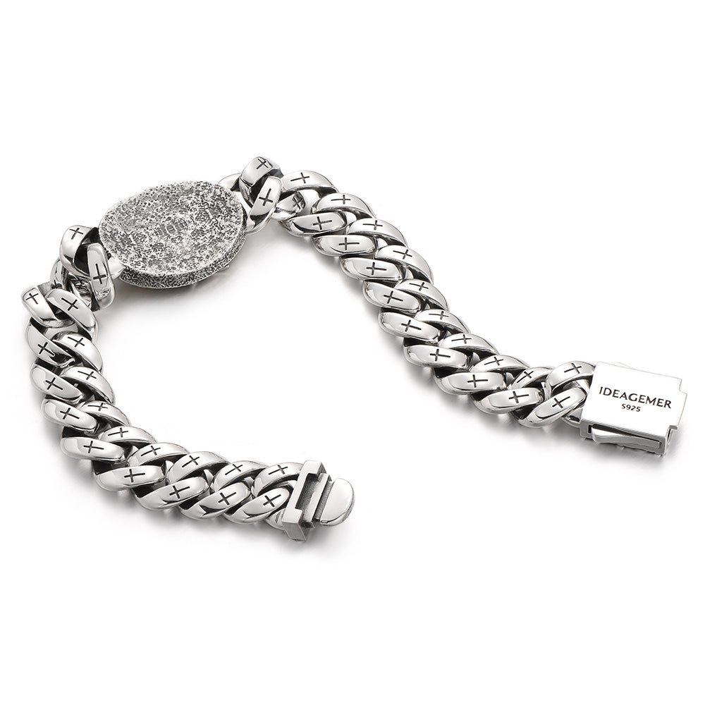 Sterling Silver Eye Of Omniscient Trend Hip Hop Bracelets