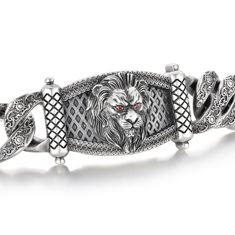 Lion Sterling Silver Bracelets