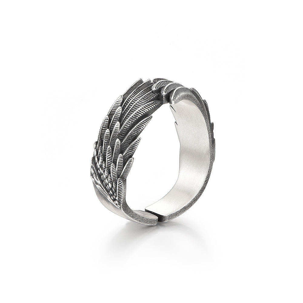Angel Wings Sterling Silver Rings