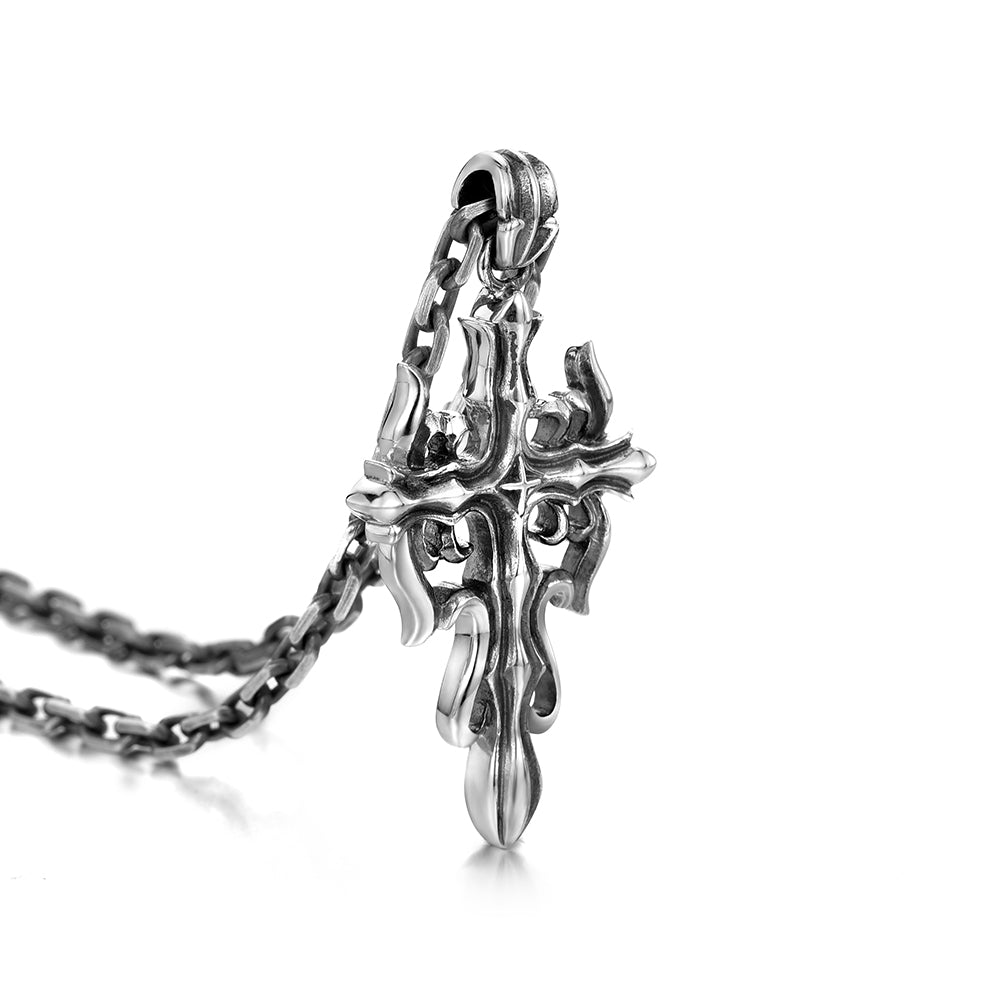 Sterling Silver Cross Vintage Pendants