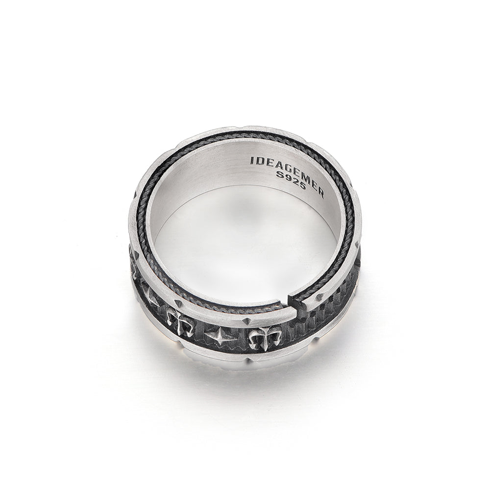 Trident Sterling Silver Rings