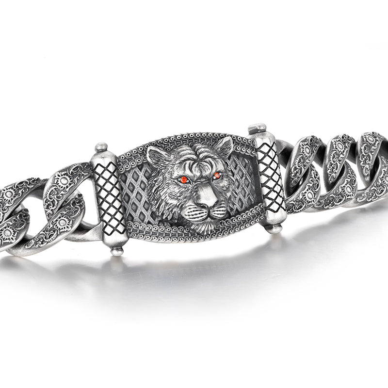 Lion Sterling Silver Bracelets