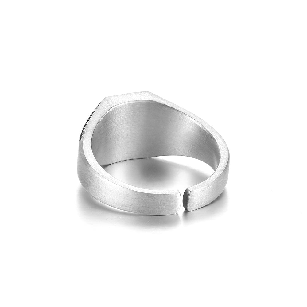 Men's Ins Tide High Street Retro Skull Sterling Silver Rings