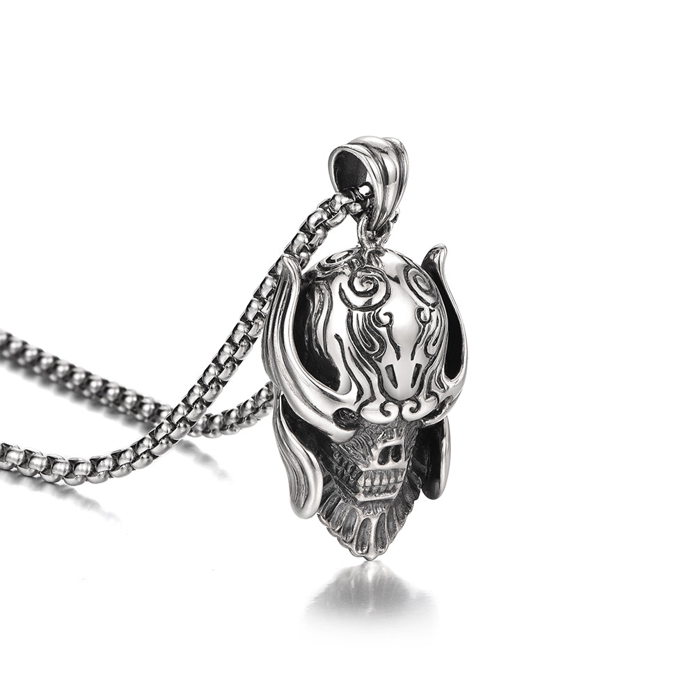 Skull Vintage Sterling Silver Pendants