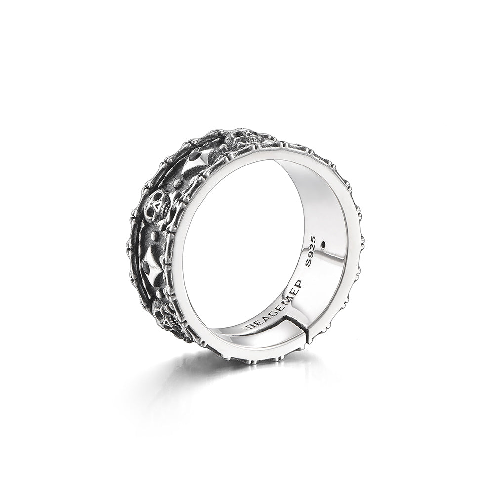 Designer Skull Sterling Silver Rings