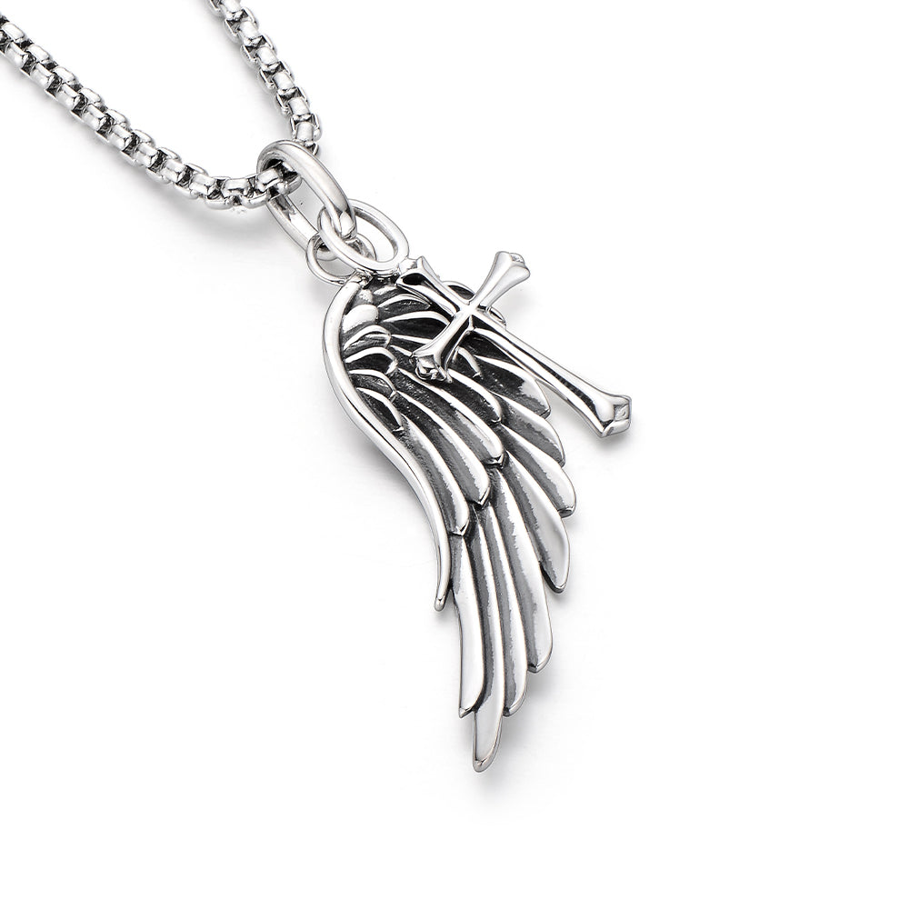 Sterling Silver Necklace Wings Cross High Street Pendants