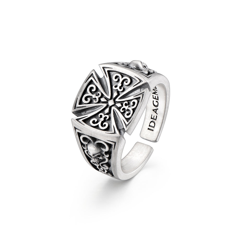 Cross Sterling Silver Vintage Rings