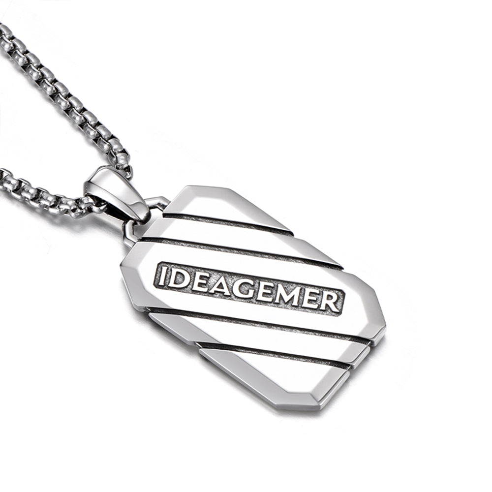 Original Design Armor Sterling Silver Military Badge Pendants