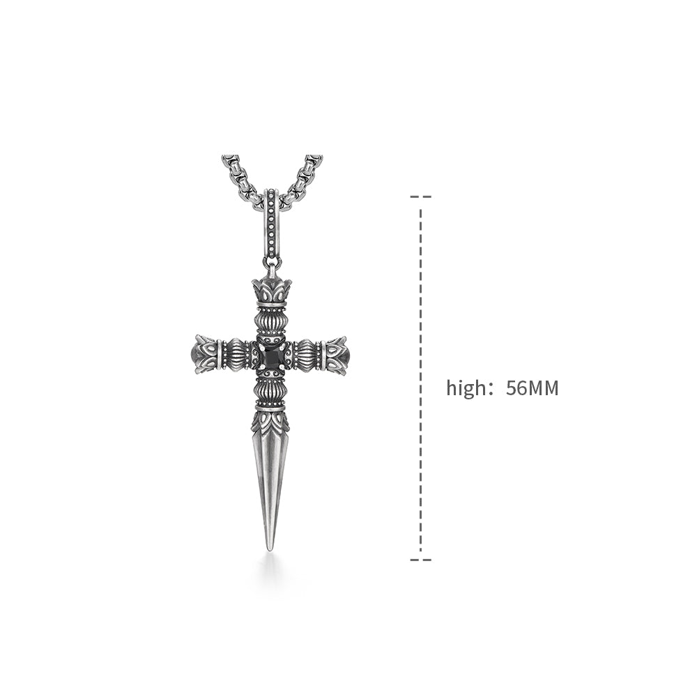 Sterling Silver Cross Vintage High Street Pendants