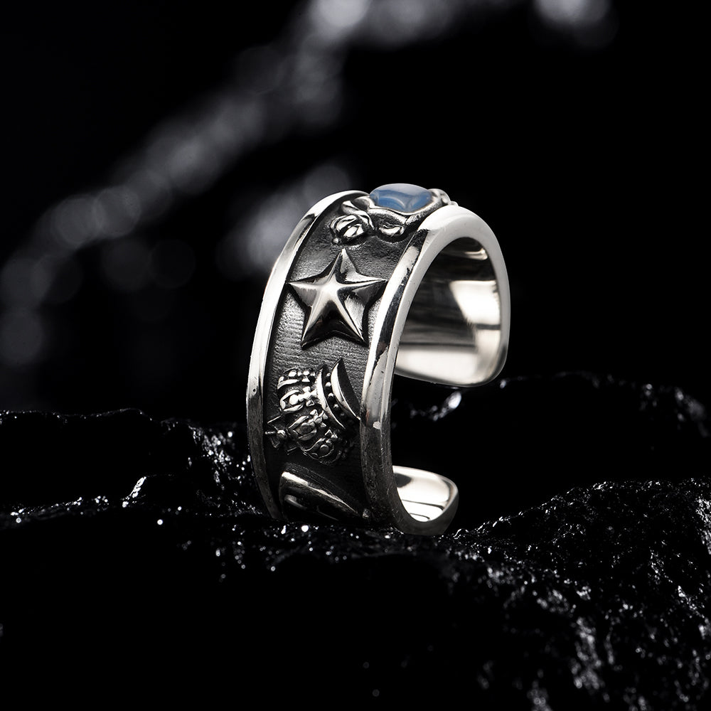 Sterling Silver Vintage Crown Rings