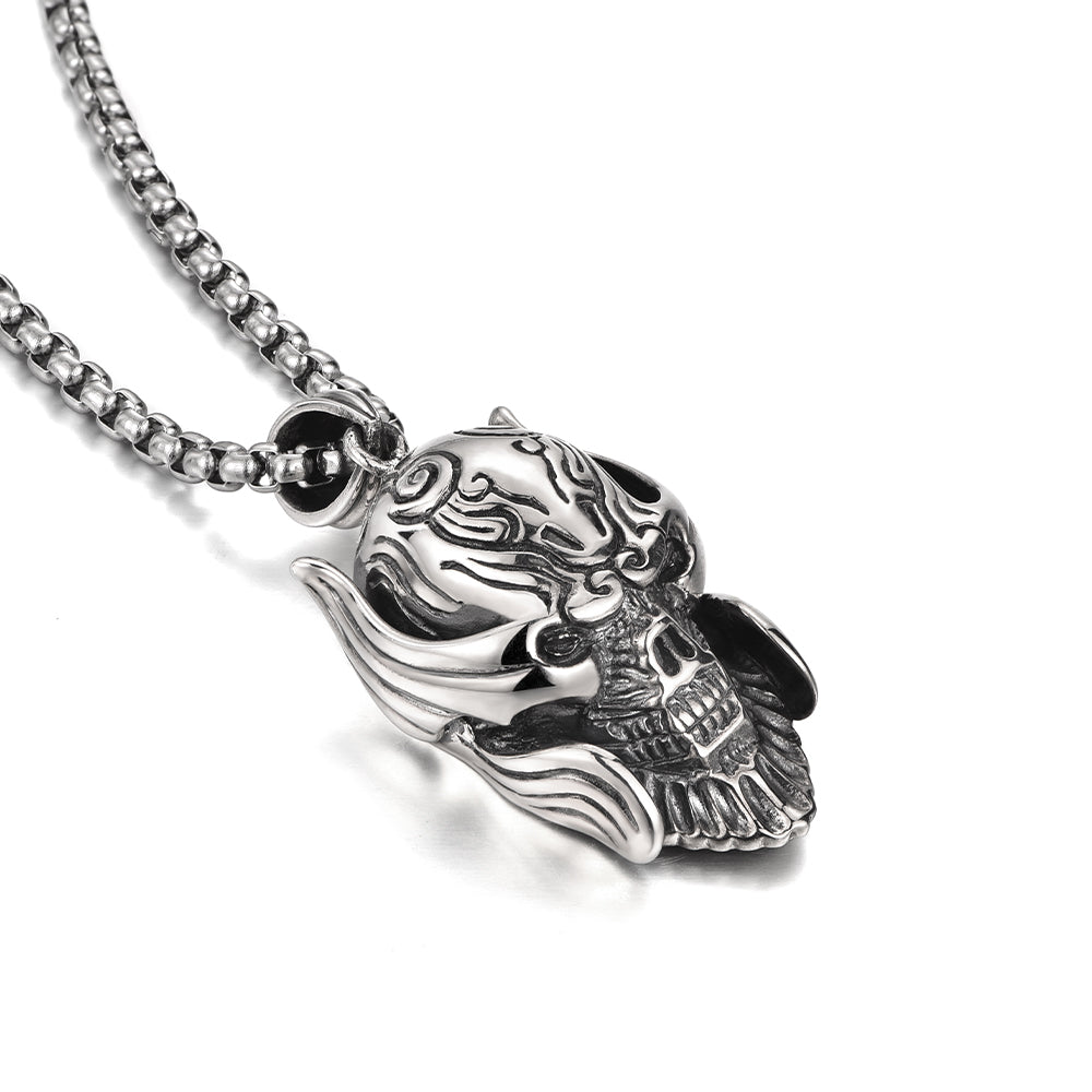 Skull Vintage Sterling Silver Pendants