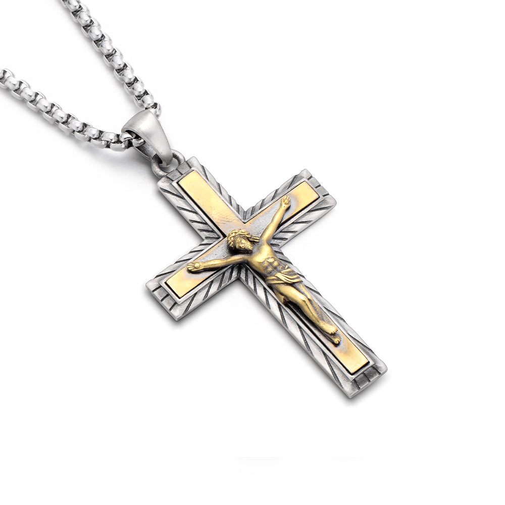Sterling Silver Cross Necklace Vintage High Street Pendants