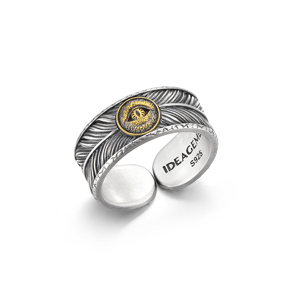 Original Design Devil Eye Sterling Silver Rings