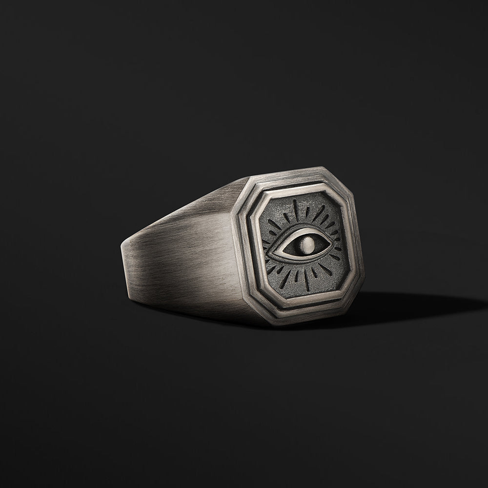 Original Design Eye Of Devil Retro High Street Sterling Silver Rings