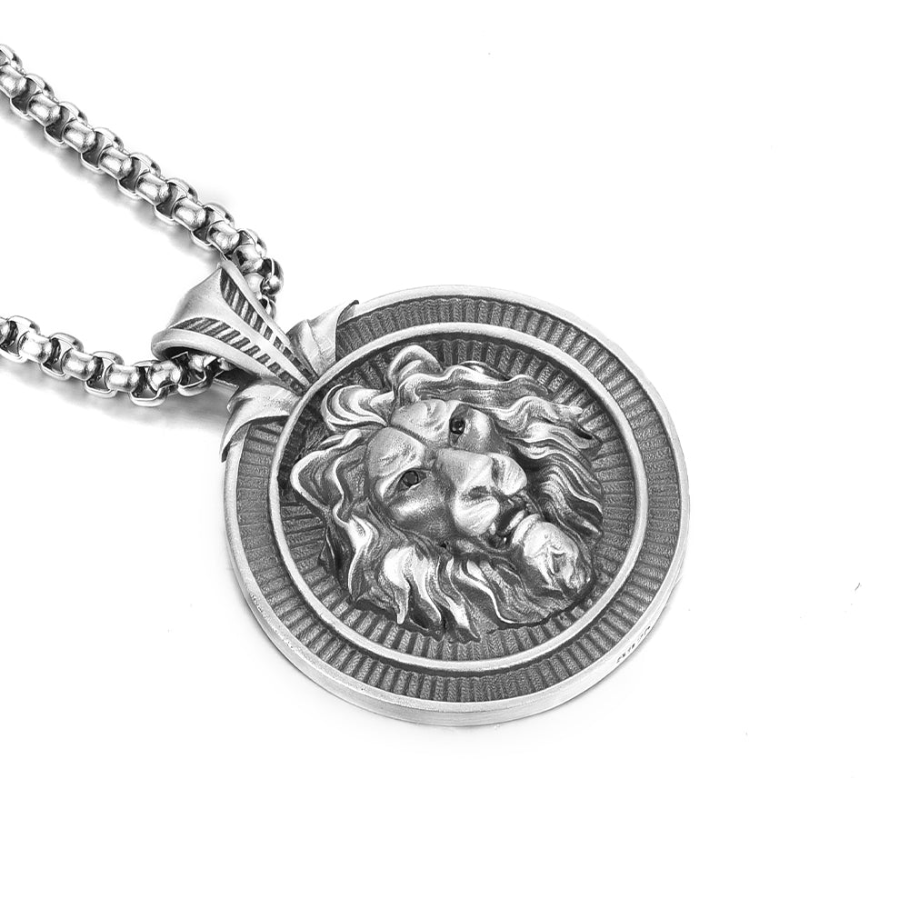 Sterling Silver Hip-Hop Lion Pendants