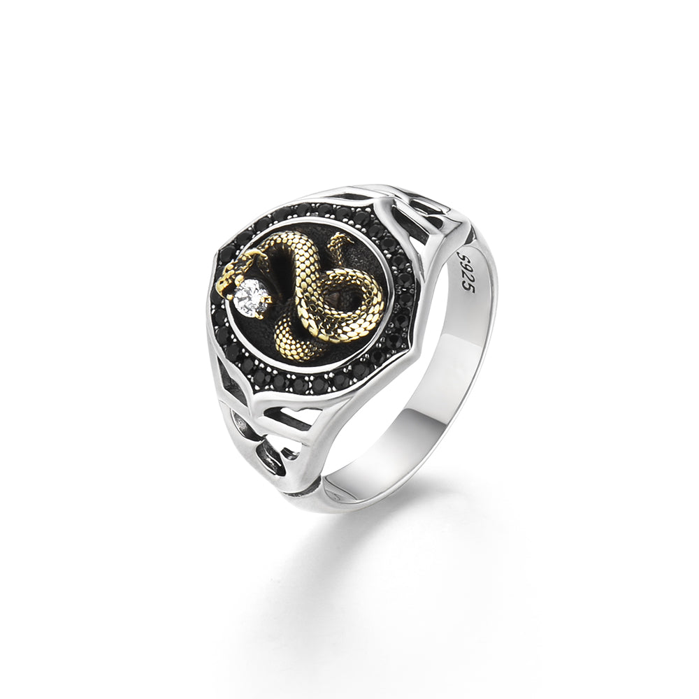 Python Sterling Silver Rings