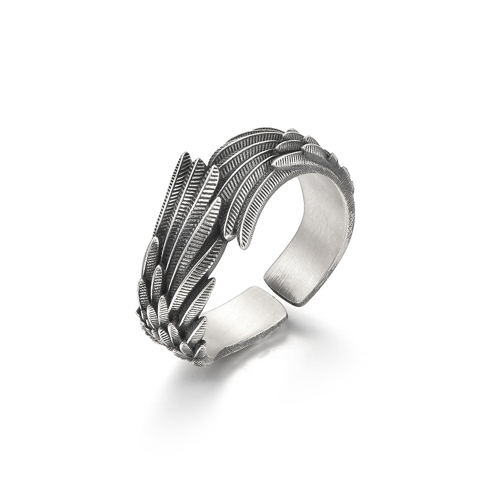 Angel Wings Sterling Silver Rings