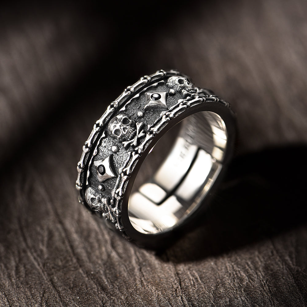 Designer Skull Sterling Silver Rings