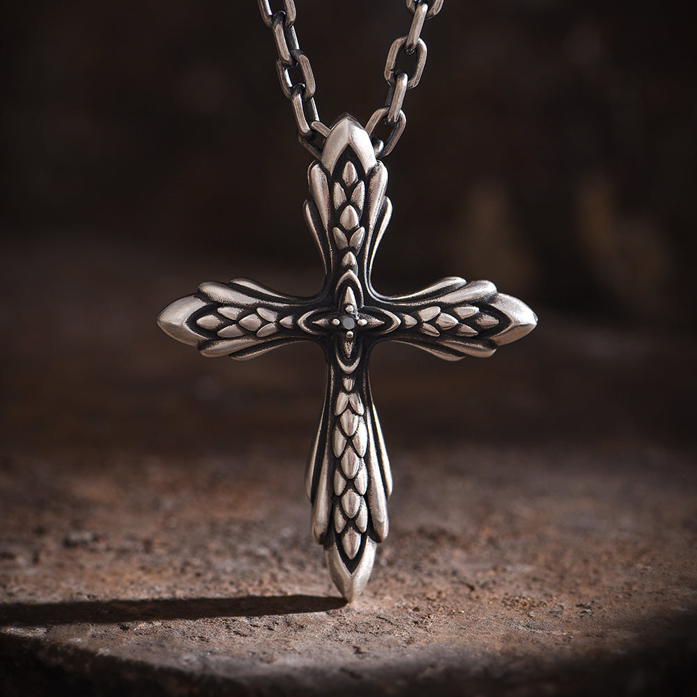 Sterling Silver Cross Vintage Pendants