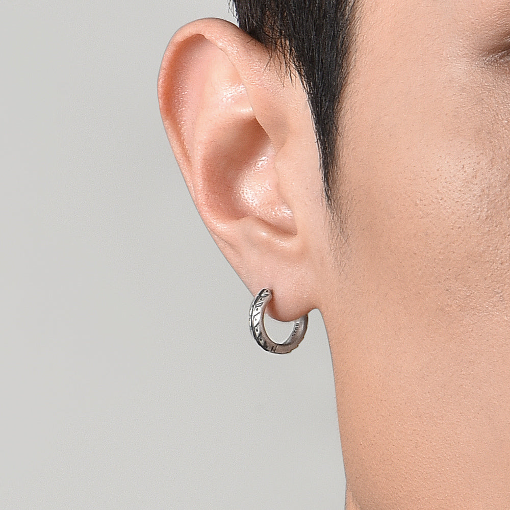 Sterling Silver Niche Design Earrings
