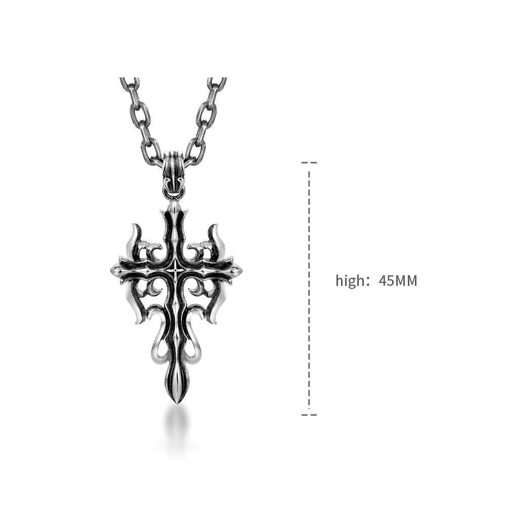 Sterling Silver Cross Vintage Pendants