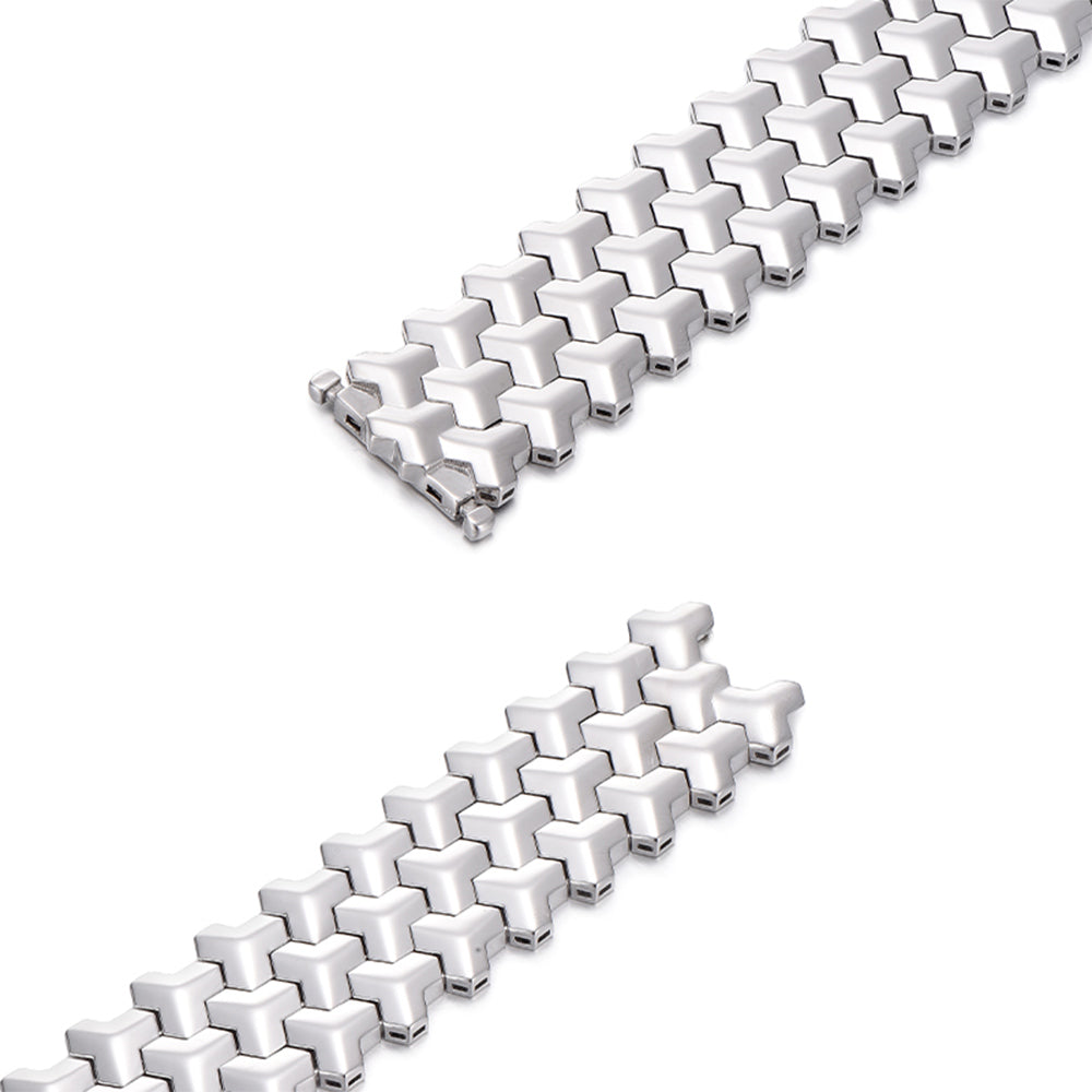 18K Gold Diamond Jewelry Custom Armor Bracelets