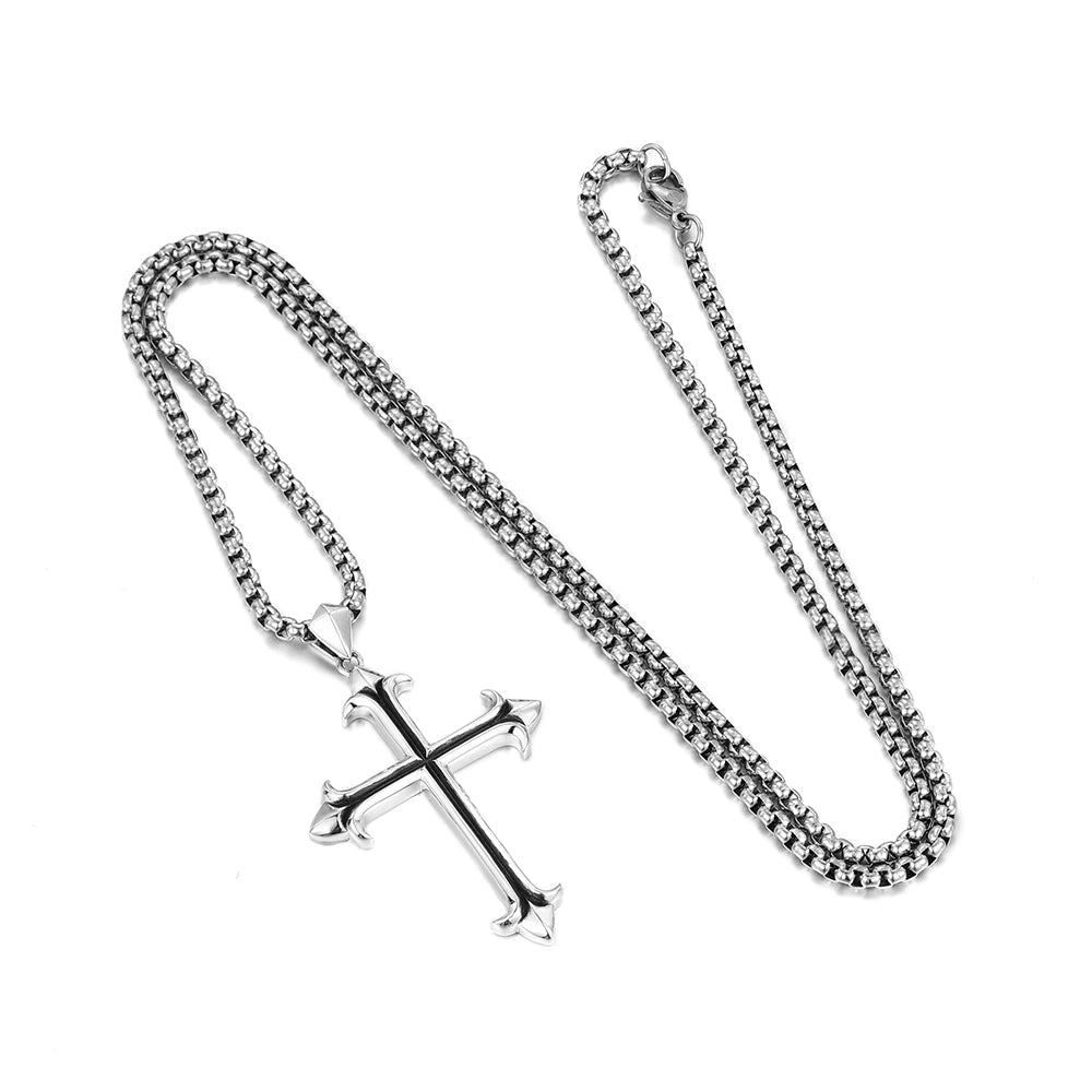 Cross Sterling Silver Necklace Trend Pendants