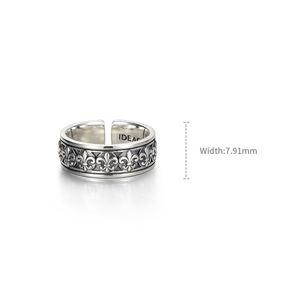 Iris Adjustable Sterling Silver Rings