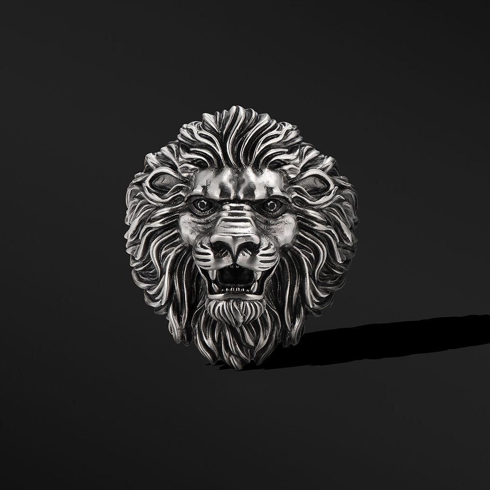 Lion Sterling Silver Rings