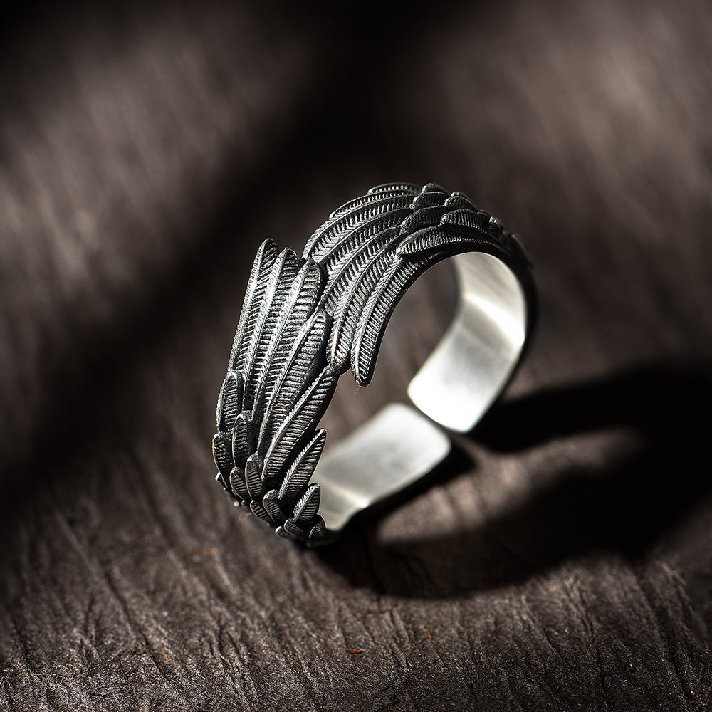 Angel Wings Sterling Silver Rings